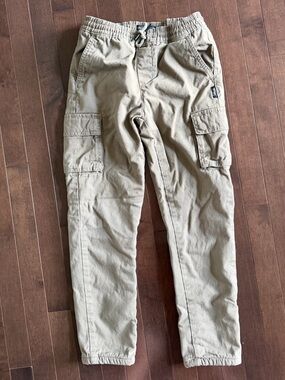 Silver Jeans Beige Cargo Jogger Pants